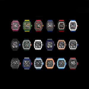 นาฬิกาข้อมือผู้ชายหรูหราปี 2026 RM Chronograph ระบบจักรกล ตัวเรือนคาร์บอนไฟเบอร์ กระจกแซฟไฟร์ นาฬิกาสปอร์ต - Product Image 2