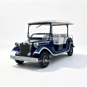 Voiture de tourisme électrique zéro émission, style vintage classique, véhicule de navettage rétro pour les centres de villégiature, les mariages et les parcs à thème - Product Image 6