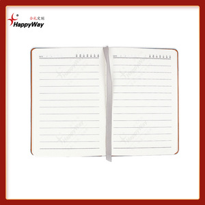 Carnet personnalisé Happy Way avec logo, A6, en cuir PU souple, journal de bureau, minimaliste, procès-verbaux de réunion, 50-100 pages - Product Image 4