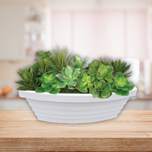 Boat Style Plastic Flower Pot Lightweight <b>Long</b> Rectangular <b>Planter</b> for Balcony and Windowsill High Quality Eco-Friendly - Product Image 1