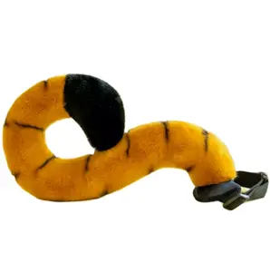 CE/ASTM 2024 nuovo all'ingrosso su misura morbida tigre artiglio coda orecchio fascia di peluche giocattoli di peluche animali imbottiti decorazione per regalo