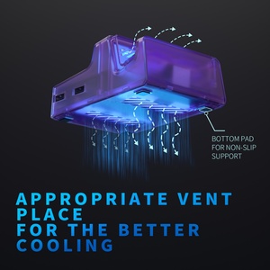 Clear Atomic Purple AiryDocky DIY Kit Replacement Shell for Nintendo <b>Switch</b> & <b>Switch</b> OLED Dock - Product Image 5