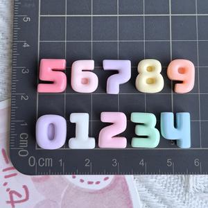 มินิ0-9เรซินอาราบิกตัวเลขที่เลือกแยกต่างหากอุปกรณ์เสริมโทรศัพท์มือถือ DIY ของตกแต่งวันเกิดปาร์ตี้ - Product Image 3