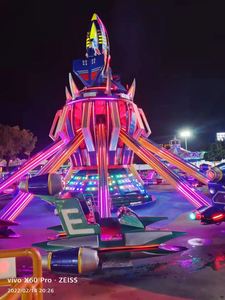 Manège Autoportant en PRV et Acier pour 24 Passagers, Équipement d'Attraction Extérieur pour Parcs à Thème, Carnavals, Foires et Parcs d'Aventure - Product Image 3