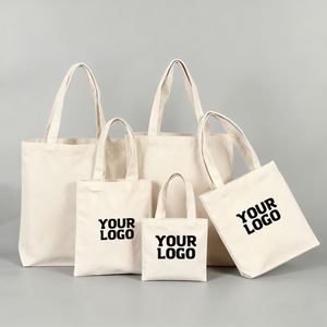 Promotional Gifts Custom Logo Printed Fabric Tote Bags for Women Foldable Shopping With Pouch Canvas Rectangle Bag - Product Image 1