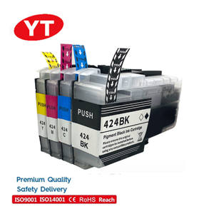 Yelbes-Cartucho de tinta para impresora Brother LC424, LC426, LC427, de color de primera calidad, compatible con impresora Brother, LC424, LC426, LC427, de color Premium, Brother para impresora, de color, de color Premium, para impresora, de color, de 12-30-30-2000 - Product Image 2