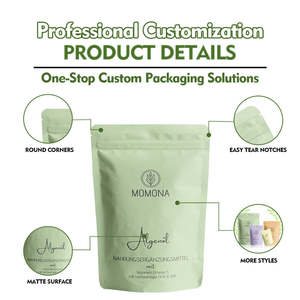 Sachets en plastique refermables avec fermeture éclair, à impression personnalisée, 3,5 g, 7 g, 14 g, 28 g, résistants aux odeurs, avec mon logo - Product Image 2