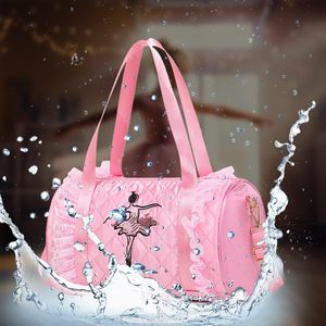 La mejor bolsa <span class=keywords><strong>de</strong></span> lona <span class=keywords><strong>de</strong></span> baile <span class=keywords><strong>para</strong></span> niña pequeña <span class=keywords><strong>Barbie</strong></span> Rosa personalizada <span class=keywords><strong>para</strong></span> recital, ropa <span class=keywords><strong>de</strong></span> disfraz <span class=keywords><strong>de</strong></span> competición - Product Image 5