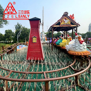 Manèges de <span class=keywords><strong>parc</strong></span> d'attractions familiaux abordables pour enfants, mini-roller coaster Chicken Run en fibre de verre, pour intérieur et extérieur, <span class=keywords><strong>à</strong></span> vendre - Product Image 3