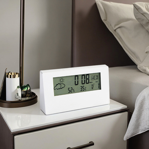 Transparente <span class=keywords><strong>LCD</strong></span> Relógio Digital <span class=keywords><strong>Display</strong></span> Estudante Presente Cultural e Criativo Eletrônico para Home Decor para Quarto ou Escritório - Product Image 5
