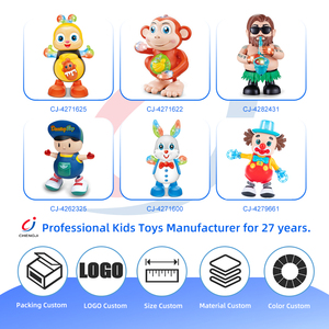 Chengji acender dança pato brinquedo crianças agitar corpo interessante desenhos animados engraçado dança andar amarelo pato bebê brinquedo - Product Image 6