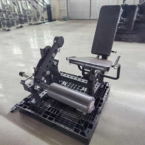 Uso comercial Nuevo diseño Entrenamiento Acero Gimnasio Equipo de fitness Placa Cargada Extensión de pierna Curl de pierna para gimnasio Club - Product Image 2