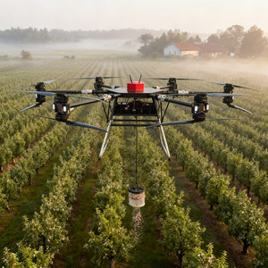 Drone de transport longue distance à six axes avec radar visuel, clôture électronique et évitement d'obstacles, charge utile de 200 kg - Product Image 1