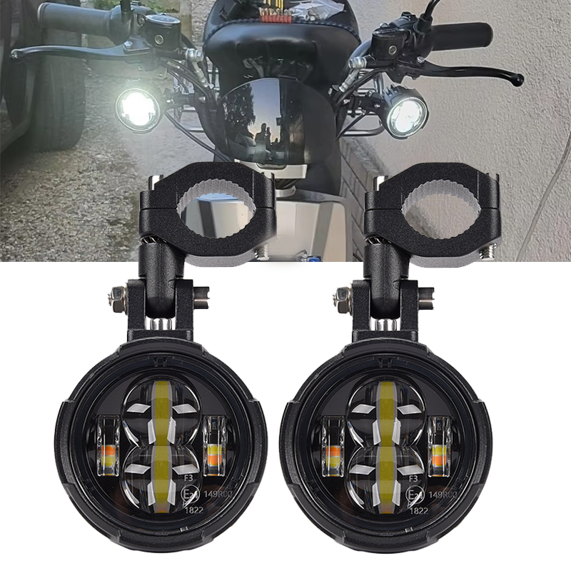 Мотоциклетная светодиодная вспомогательная лампа для BMW R1200GS F800GS ADV Yamaha MT07 MT09 CRF1000L Африка Twin Kawasaki Противотуманные фары Moto лампа