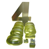 Chiffres en acrylique colorés 3D personnalisés, découpés au laser, en acrylique massif, étanches et durables pour adresse, porte, mariage, fête