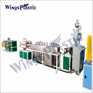 Fully Automatic PVC Fiber Braided Reinforced 3 Layer Garden Hose Pipe Extruder Making Machine Production Line