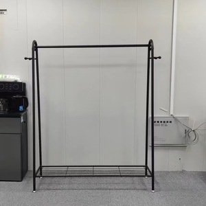 Áo đứng giá với kệ lưu trữ thép carbon quần áo tổ chức bao gồm cả giày hiển thị đứng cho phòng ngủ hoặc phòng khách - Product Image 1