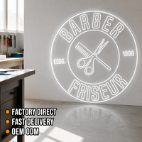 LED-Neonlicht-Schild mit Individuellem Firmennamen für Gewerbeküchen, Ausstellungsräume und Messestände Neon-Beschilderung