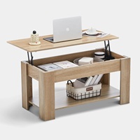 Mécanisme de levage hydraulique multifonctionnel pour table basse extensible avec charnière de rangement