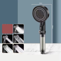 Pommeau de douche à main haute pression 5 Modes accessoire de robinet pommeau de douche à main à économie d'eau pour salle de bain utilisation des toilettes