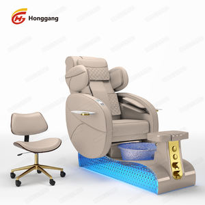 Großhandel Innovative Pediküre-Stationen mit Mehreren Funktionen Spa-<span class=keywords><strong>Salon</strong></span>-Möbel Brauner Massage-Pediküre-Stuhl - Product Image 6