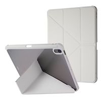Pro11 Y Fold 10.2 étui en cuir pour iPad Mini6 housse de protection avec fente pour stylo coque en acrylique dur compatibilité de 10e génération