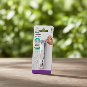 Pousse-ongles en acier inoxydable, design droit, pour soins de manucure, tous types de peau, soins quotidiens de la peau - Product Image 3
