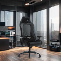 Sedia da Gaming con schienale alto e moderno con poggiatesta regolabile in stile Base in metallo per PC, Computer Gamer da corsa, sedie da gioco