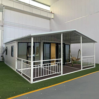 Maison conteneur extensible de 30 pieds avec structure en acier modulaire pour usage commercial, résidentiel et hôtelier