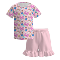 Tenues d'été pour enfants : Robe tourbillon personnalisée pour bébé, vêtements assortis pour filles, ensembles sœur, princesse respirante à boutons