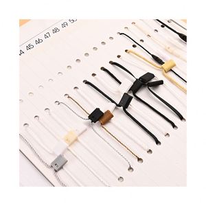 High Quality Clothes String Plastic Garment Punch Hanging Rope Label Clothes Hang Tag <b>Bags</b> Shoes Nylon Cotton Hang Tag String - Product Image 2