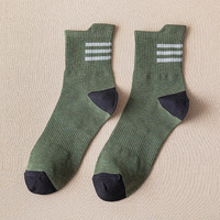 Chaussettes de sport respirantes en coton jetables personnalisées pour hommes, avec logo sur le dessous, idéales pour le printemps et la course à pied, vente en gros