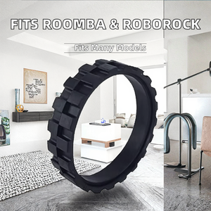 Neumáticos de Goma con Batería para Aspiradoras Robóticas IRobot <span class=keywords><strong>Roomba</strong></span> Series 500/600/<span class=keywords><strong>700</strong></span>/800/900/Roborock S5/S6 MaxV/S6 Pure E5 - Product Image 2