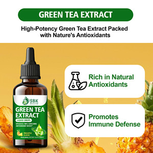 Rich in Antioxidants Green Tea Extract Liquid Drops Pineapple Fruit Extract Green Tea Polyphenols Catechins Liquid <b>Supplement</b> - Product Image 3