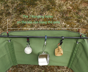 Tenda del parabrezza dello schermo di Picnic del parabrezza della griglia del Barbecue del panno del parabrezza di campeggio all'aperto - Product Image 1