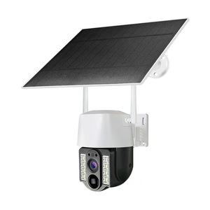 Cámara Solar Inalámbrica para Exteriores, Cámara IP V380pro, Cámara de Seguridad Remota, Detección de Movimiento PIR, Intercomunicador de Voz Bidireccional, Visión Nocturna - Product Image 1