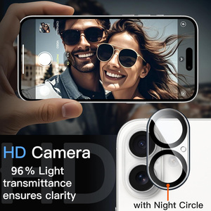 Manufacturer Custom High Transparency HD Aluminium Camera Glass Lens <b>Protector</b> for iPhone 18 Pro Max <b>Back</b> Camera Tempered Film - Product Image 5