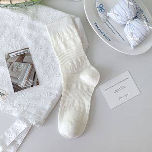 Calzini Sottili a Metà Polpaccio da <span class=keywords><strong>Donna</strong></span>, Nuovo Stile Estivo, Calzini in Puro Cotone a Maglia Aperta, Primavera ed Estate - Product Image 5