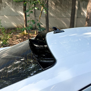 Alerón Trasero Estilo Blade para Audi A3 8Y Sedán 2021+, Negro Piano, Textura de Fibra de Carbono, ABS, Modificación de Maletero Tipo Ducktail - Product Image 1