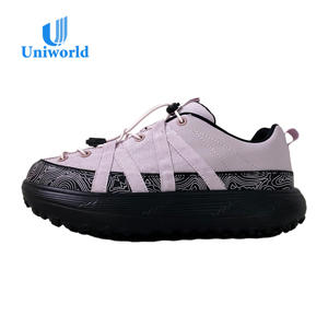 Fournisseur direct du Vietnam sur Alibaba | Chaussures <span class=keywords><strong>de</strong></span> <span class=keywords><strong>marche</strong></span> pour femmes, style slip-on, pour l'extérieur, avec impression personnalisée unique et laçage à cordon élastique - Product Image 3