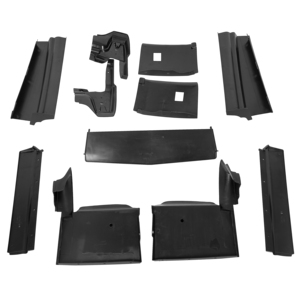 Noir peint pour Cadillac <span class=keywords><strong>Eldorado</strong></span> 1979-1985 Remplisseurs de pare-chocs avant et arrière 11PCS - Product Image 4