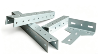 Plateau d'escalier en acier au carbone en forme de U standard avec surface galvanisée à chaud pour la construction industrielle et la pose de câbles