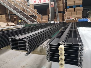 Porte <span class=keywords><strong>Scorrevoli</strong></span> Moderne in PVC Effetto Ghiaccio per Negozi, Porte Pieghevoli a Fisarmonica in Policarbonato Cristallino Competitive - Product Image 3