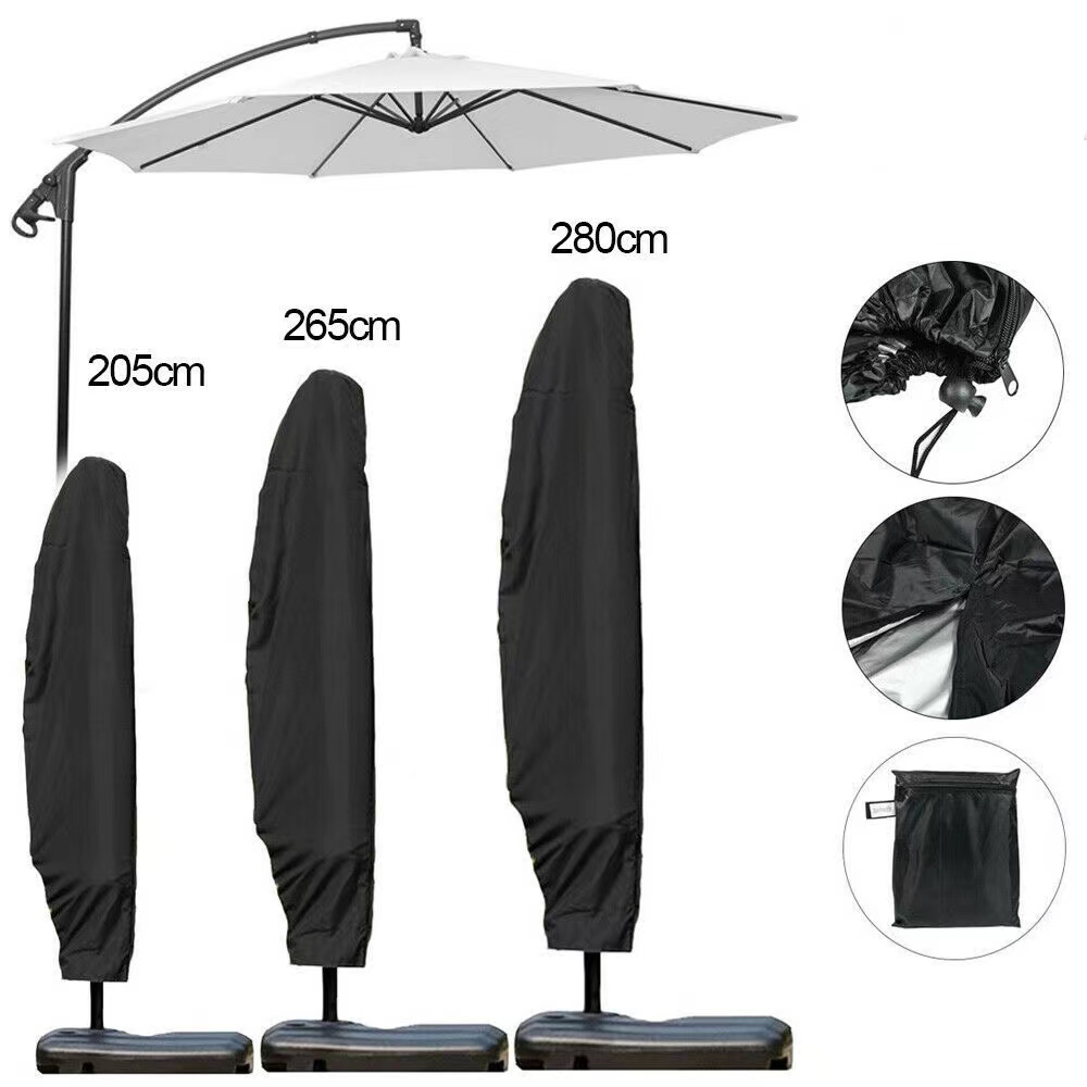 Nieuwe Aanbieding Outdoor Meubels Anti-Uv Waterdichte Parasol Strand Banaan Paraplu Cover