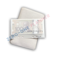 Enveloppes personnalisées A5 A6 A7 pour le rembourrage d'espèces Planificateur de budget Enveloppes en papier vélin givré sans fermeture éclair pour l'organisation d'argent