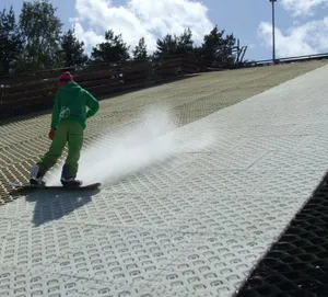 เสื่อเล่นสกีแบบแห้งทุกประเภทเสื่อปูพื้นท่อหิมะสังเคราะห์สำหรับเล่นกีฬาสกีคลับสกี