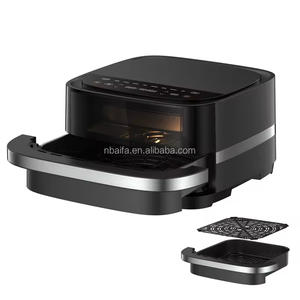 Aifa elettrico motore a corrente continua digitale 4L 10 pollici Pizza aria friggitrice piccolo apparecchio da cucina doppio riscaldamento forno per Pizza con 8 Prestes - Product Image 3