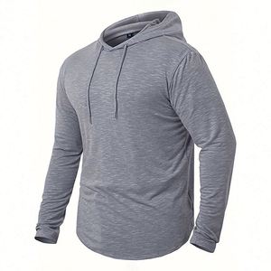 Fashion Men's Portable Hooded <b>Sweater</b> Jacket Promotional Outdoor Casual Wear Silk Screen Printed Logo <b>Plus</b> <b>Size</b> Solid Hoodies - Product Image 6
