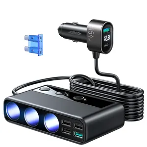 JOYROOM veloce Usb Qc Pd per auto adattatore per accendisigari 154w 3 presa per auto accendisigari Splitter caricabatterie