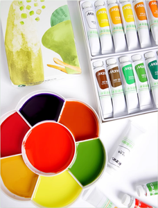 <span class=keywords><strong>Marie</strong></span>'s Set de peinture <span class=keywords><strong>aquarelle</strong></span> 24 couleurs pour étudiants en art pour <span class=keywords><strong>aquarelle</strong></span> sur toile Tube en aluminium et papier de verre moyen - Product Image 5